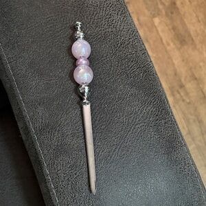 Elegant letter opener with Pink Beads